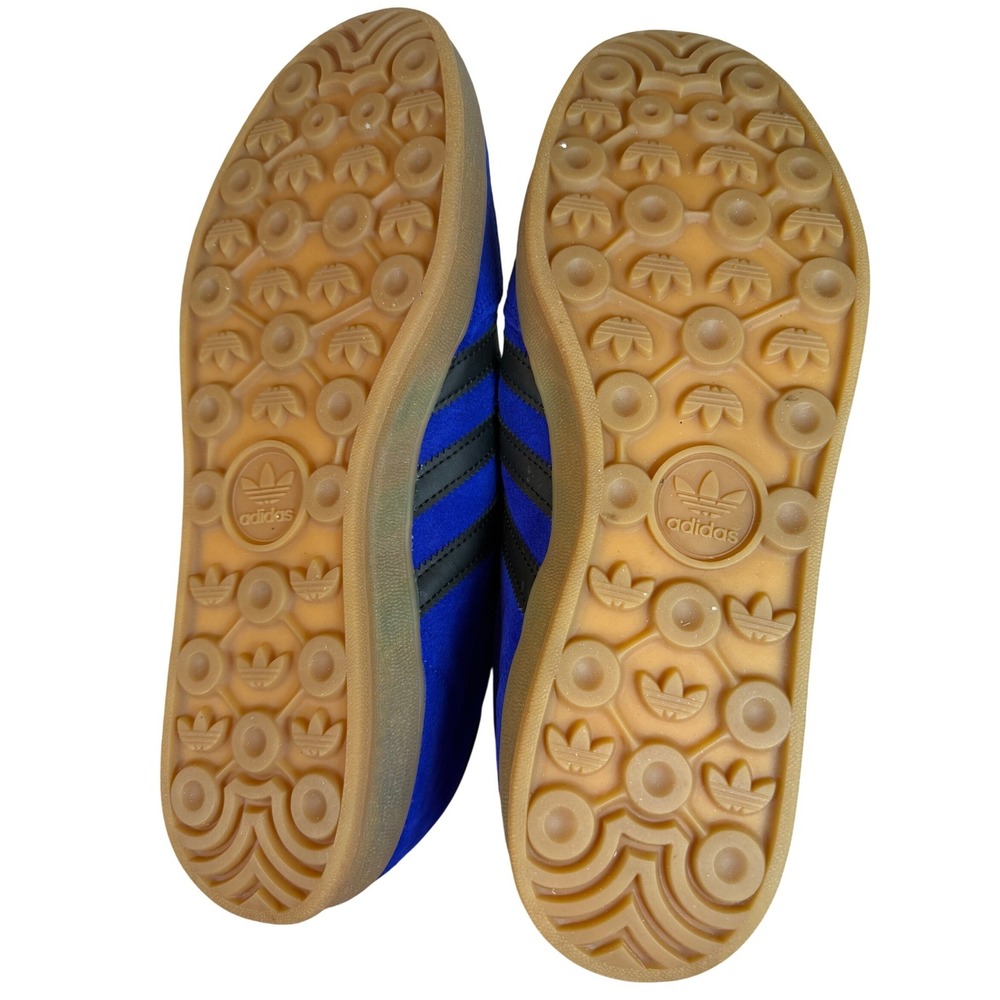 Adidas Gazelle Mens Royal Blue Black Gum Suede Low Top Sneakers Trainers 11 NEW - Picture 5 of 9